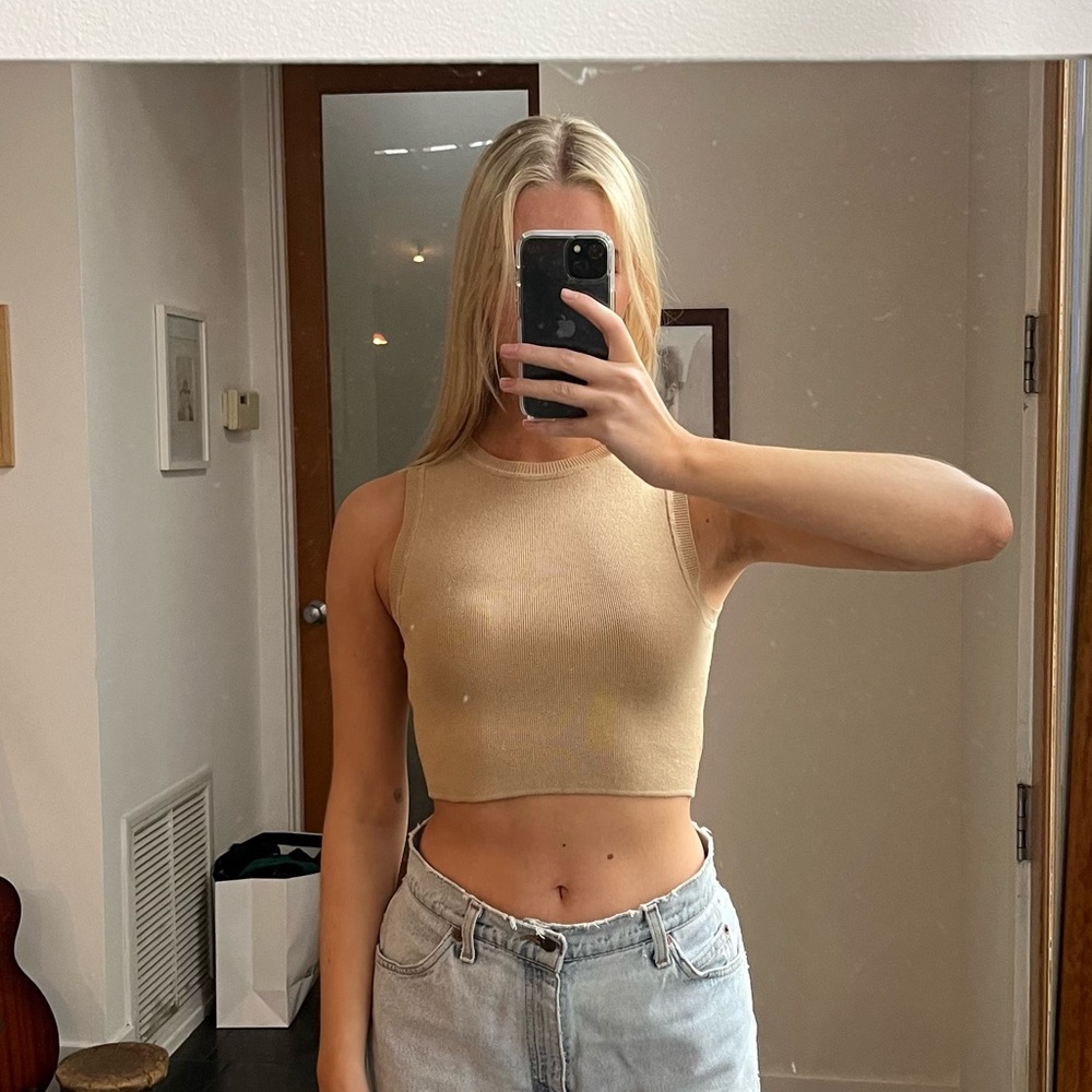 Zara Crop Knot Tanktop